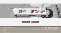 Desktop Screenshot of lacasa-shop.com